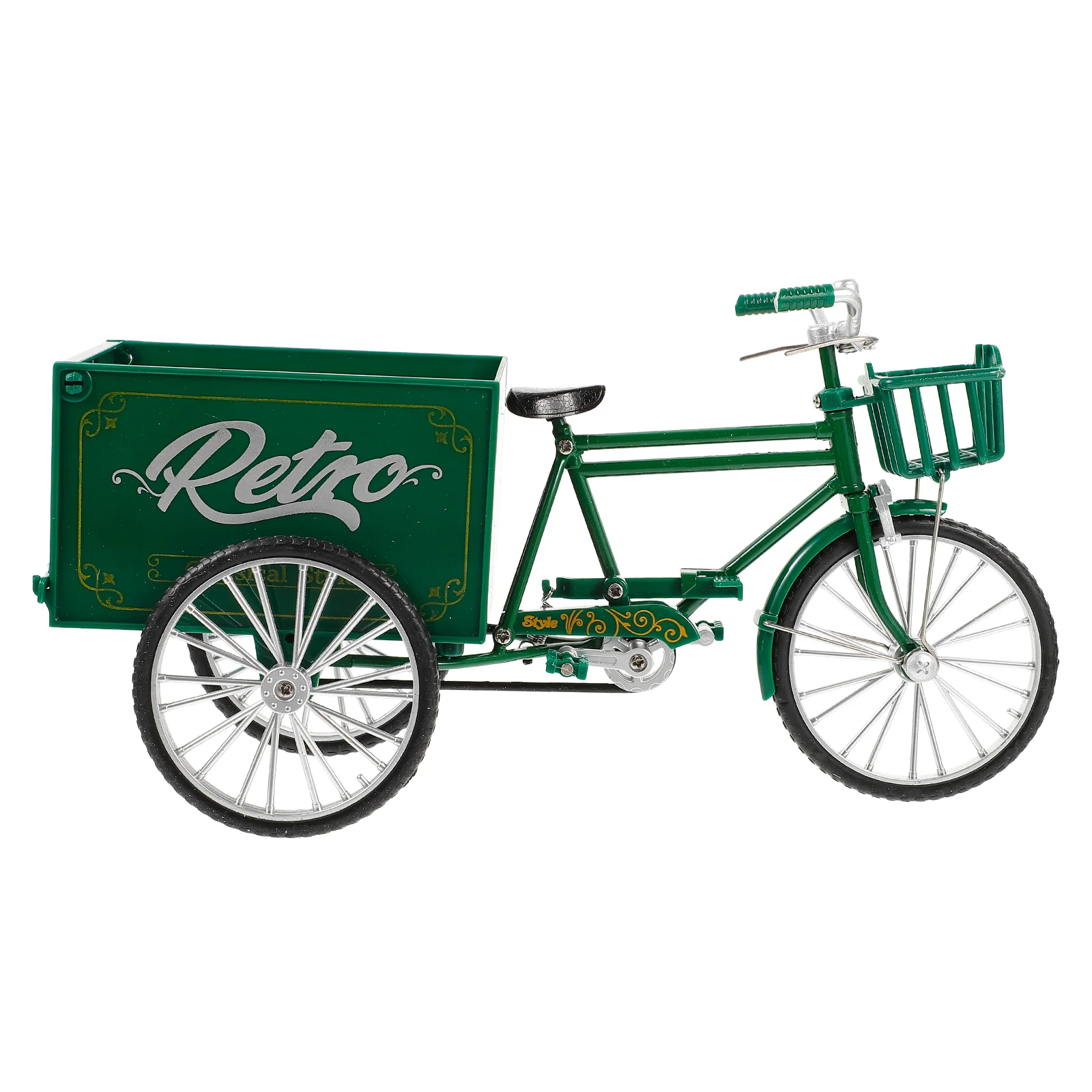 Vintage Tricycle Ornament Shaped Decor Toy Crafts For Desktop Home Alloy Decoration
Vintage Tricycle Ornament Shaped Decor Toy Crafts For Desktop Home Alloy Decoration
