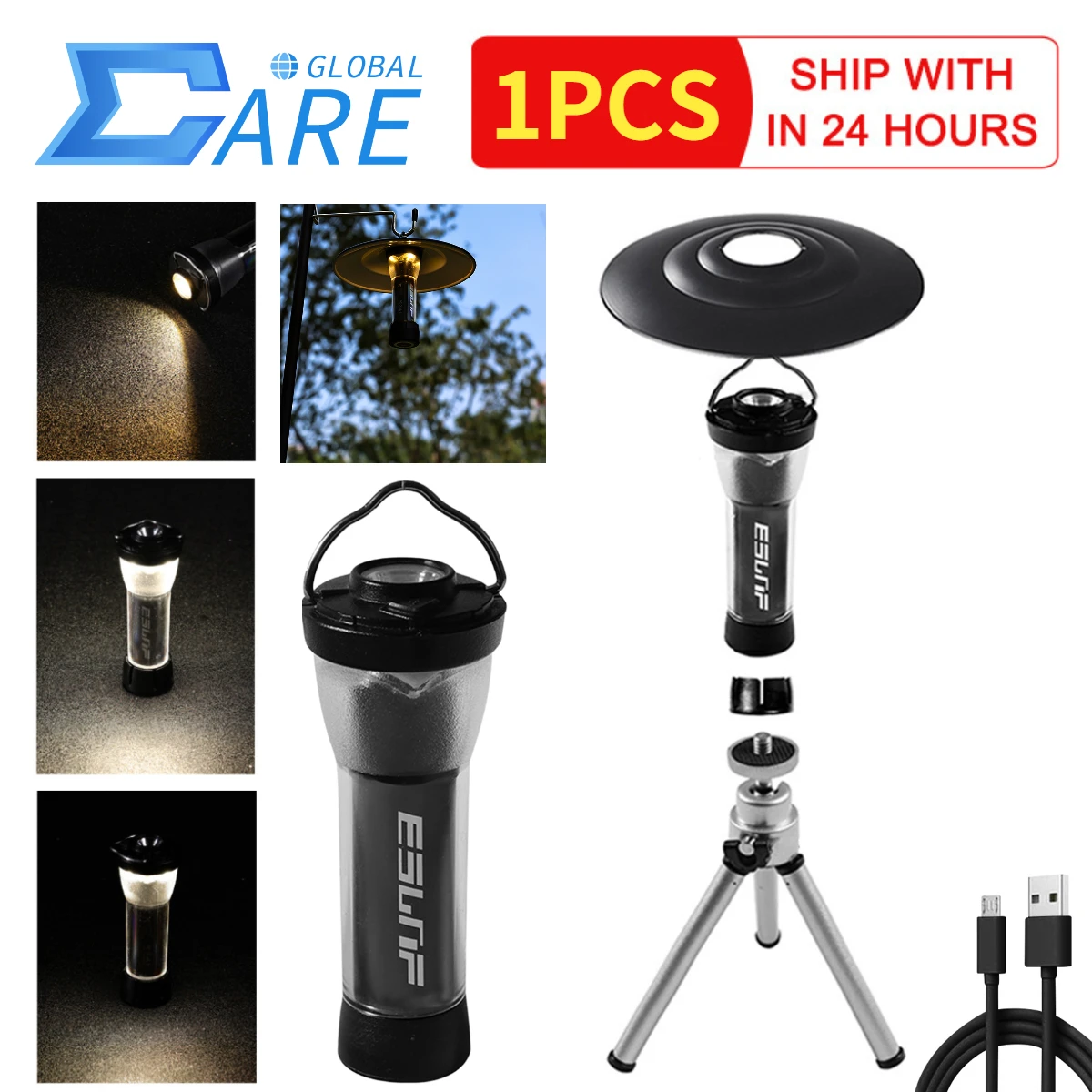 BlackDog Camping Lantern Lighthouse Micro Flash Camping Lighting Emergency Lamp 3 Modes LED Lighthouse Flashlight with Tripod
BlackDog Camping Lantern Lighthouse Micro Flash Camping Lighting Emergency Lamp 3 Modes LED Lighthouse Flashlight with Tripod