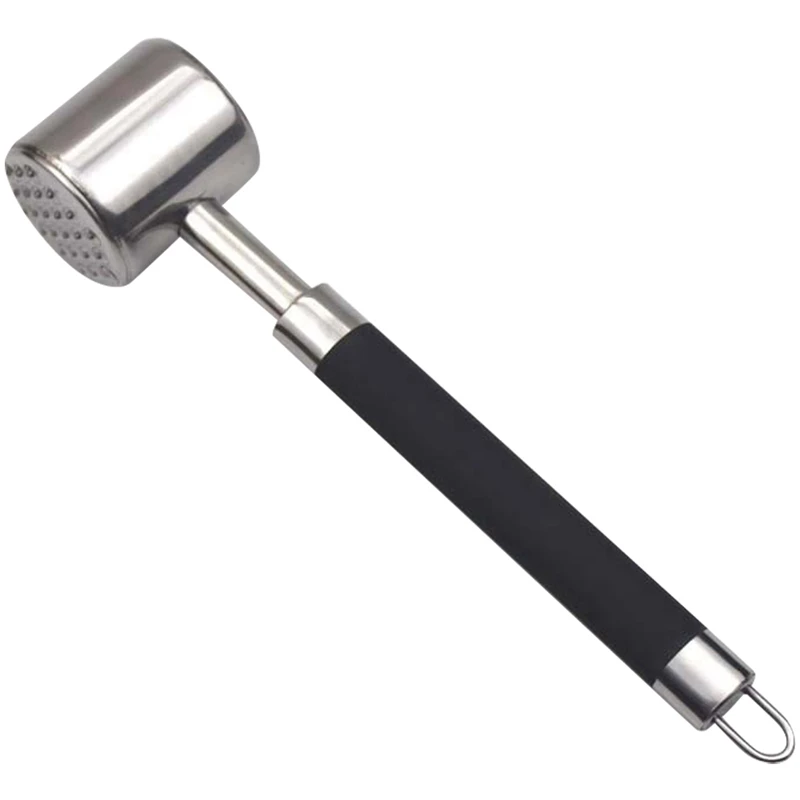 Meat Tenderizer Mallet Hammer - Stainless Steel - Dual-Sided Tool For Tenderizing, - Dishwasher Safe
Meat Tenderizer Mallet Hammer - Stainless Steel - Dual-Sided Tool For Tenderizing, - Dishwasher Safe