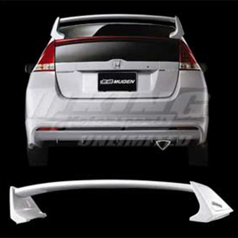 

For Honda Insight Spoiler Car Styling ABS Plastic Unpainted Color Rear Trunk Wing Boot Lip Roof Spoiler Auto Decoration