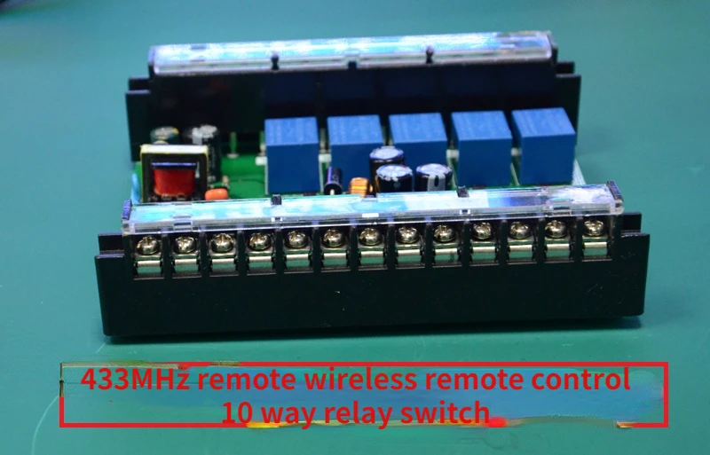 Беспроводное 433 МГц с дистанционным управлением, интеллектуальное управление, 10 реле управления, можно подключить к электромагнитному клапану 
Беспроводное 433 МГц с дистанционным управлением, интеллектуальное управление, 10 реле управления, можно подключить к электромагнитному клапану