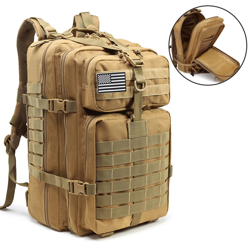 Men's Outdoor Hiking Sports Bag Military Hunting Tactical Backpack Camping Multi functional Equipment Bag 900D Nylon Dry bag
Men's Outdoor Hiking Sports Bag Military Hunting Tactical Backpack Camping Multi functional Equipment Bag 900D Nylon Dry bag