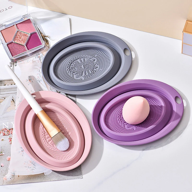 Silicone Foldable Washing Brush Beauty Egg Bowl Makeup Brushes Cleaning Pad Foundation Makeup Tools Scrubbe Board
Silicone Foldable Washing Brush Beauty Egg Bowl Makeup Brushes Cleaning Pad Foundation Makeup Tools Scrubbe Board
