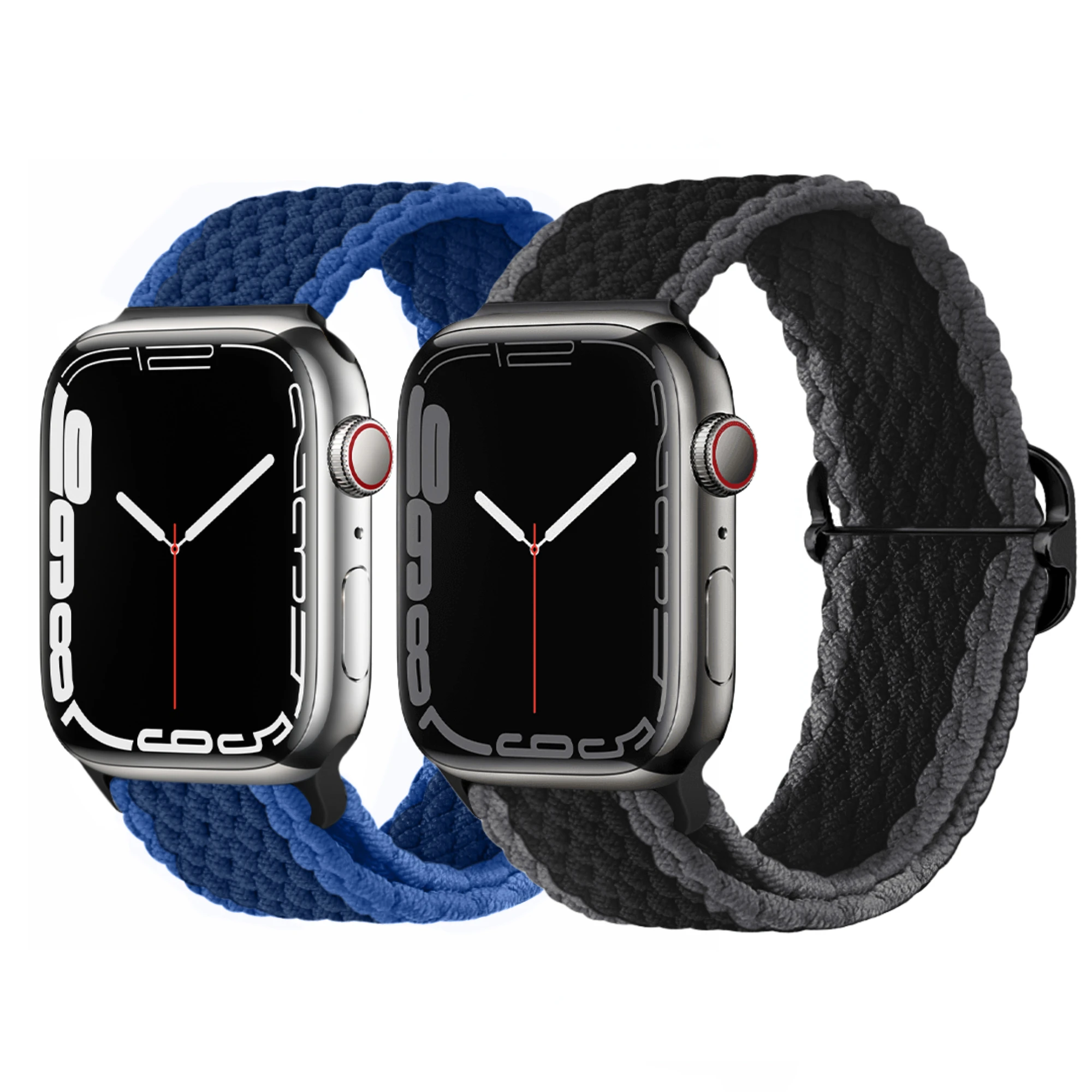 Braided nylon strap For Apple watch 7 45mm 41mm 6 5 SE 44mm 40mm Adjustable Breathable Watch Wristband For iwatch 3 2 42mm 38mm 
Braided nylon strap For Apple watch 7 45mm 41mm 6 5 SE 44mm 40mm Adjustable Breathable Watch Wristband For iwatch 3 2 42mm 38mm