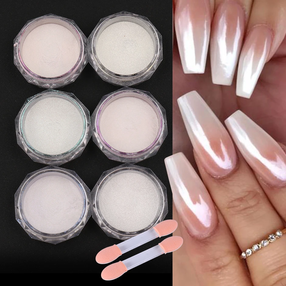 6 Boxes Pearl Rub on Nails Powder Mermaid Holographic Chrome Dust Gel Polish Nail Art Decoration Glitter Pigment Set SAE01-06
6 Boxes Pearl Rub on Nails Powder Mermaid Holographic Chrome Dust Gel Polish Nail Art Decoration Glitter Pigment Set SAE01-06