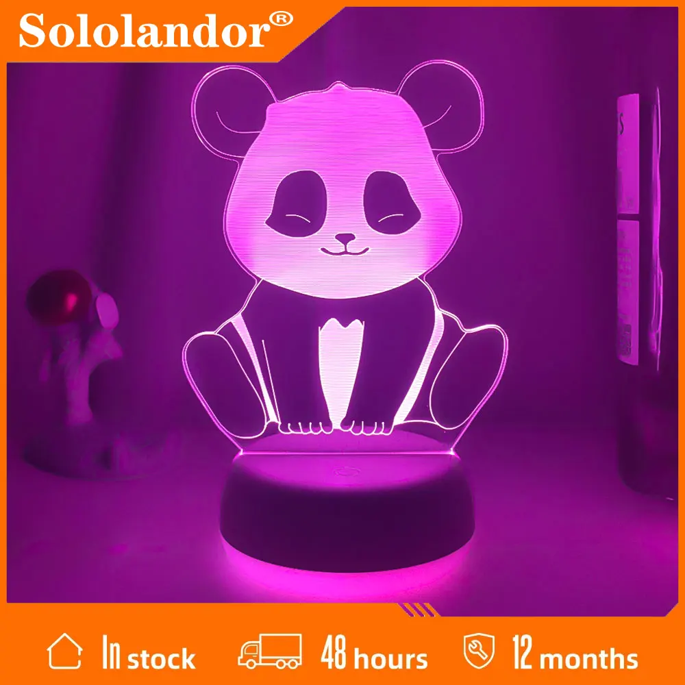 Creative 3D Panda Led Novelty light Night 7 Color Battery powered USB operate Night lamp Baby Cute decoration Bedroom Table Lamp
Creative 3D Panda Led Novelty light Night 7 Color Battery powered USB operate Night lamp Baby Cute decoration Bedroom Table Lamp