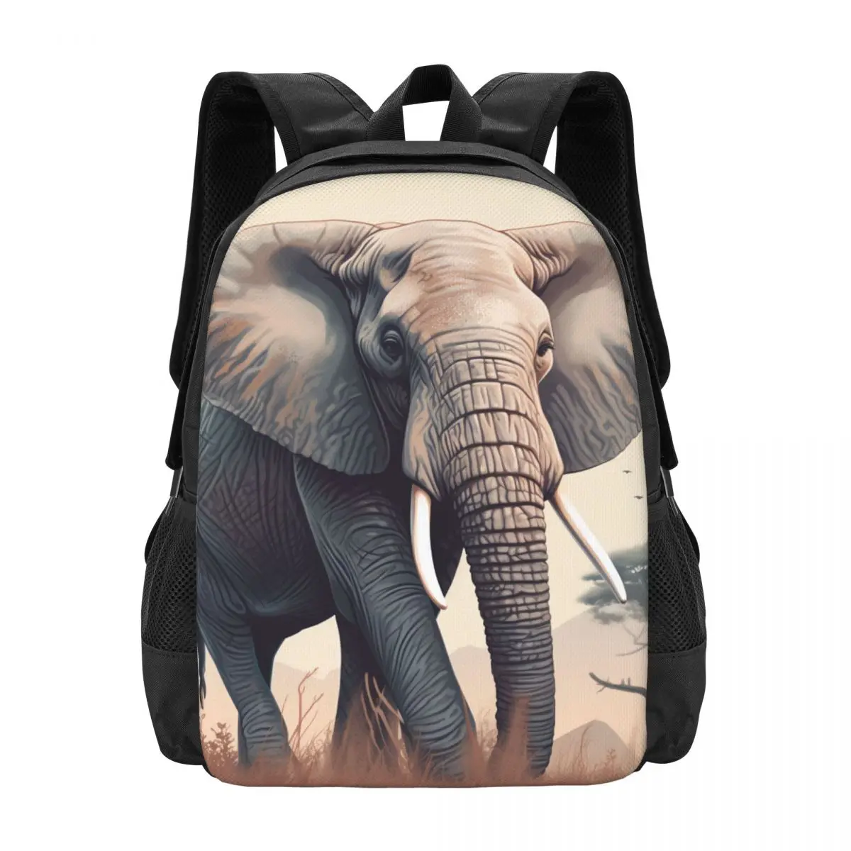 Elephant Backpack Student Vector Flat Animals Big Backpacks Polyester Kawaii School Bags Travel High Quality Rucksack
Elephant Backpack Student Vector Flat Animals Big Backpacks Polyester Kawaii School Bags Travel High Quality Rucksack