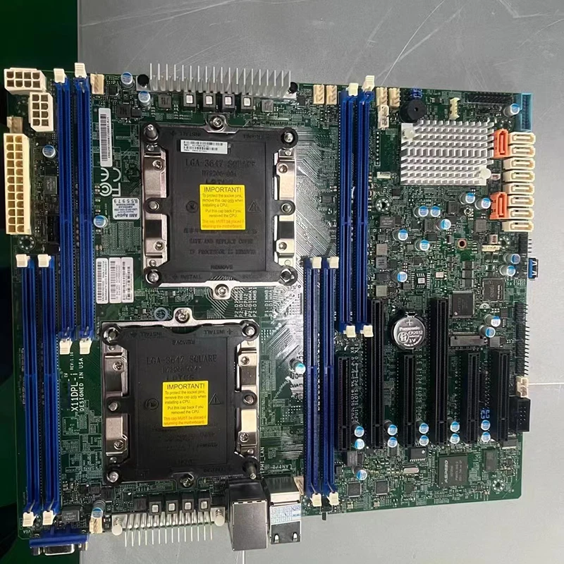 Материнская плата для супермикро сервера с двумя разъемами Intel C621 X11DPL-i PCI-E 3,0 DDR4 10 SATA3 100%, протестирована, быстрая доставка
Материнская плата для супермикро сервера с двумя разъемами Intel C621 X11DPL-i PCI-E 3,0 DDR4 10 SATA3 100%, протестирована, быстрая доставка