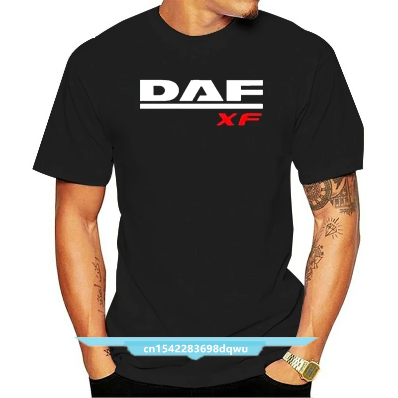 

Truck Daf T Shirt Xf Trucker Lorry Driver Hgv Harajuku Streetwear Shirt Men Lf 3Xl V8 Extreme All Color