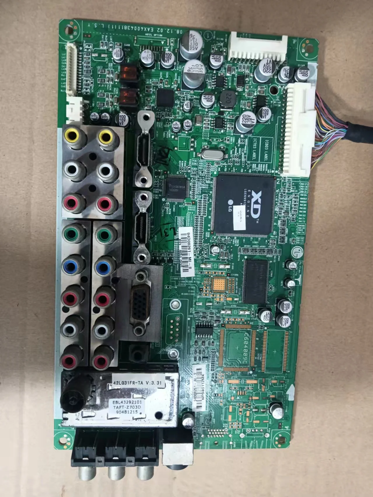 42LG031FR-TA материнская плата-EAX40043811111 с ЖК 420WUN 
42LG031FR-TA материнская плата-EAX40043811111 с ЖК 420WUN