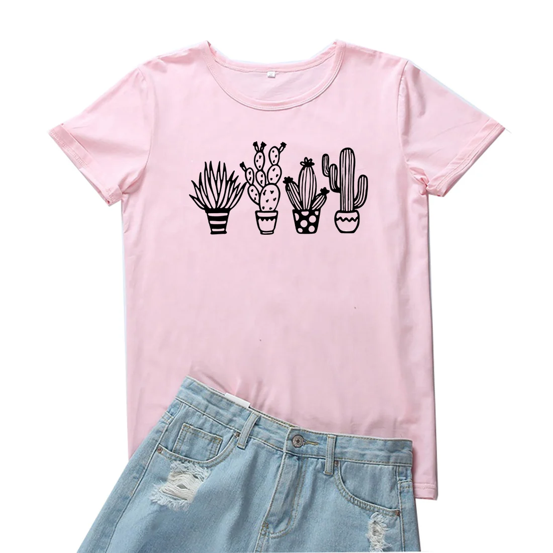 Cactus Women Tees Vegetation Tshirts Women T-shirt Women
Cactus Women Tees Vegetation Tshirts Women T-shirt Women
