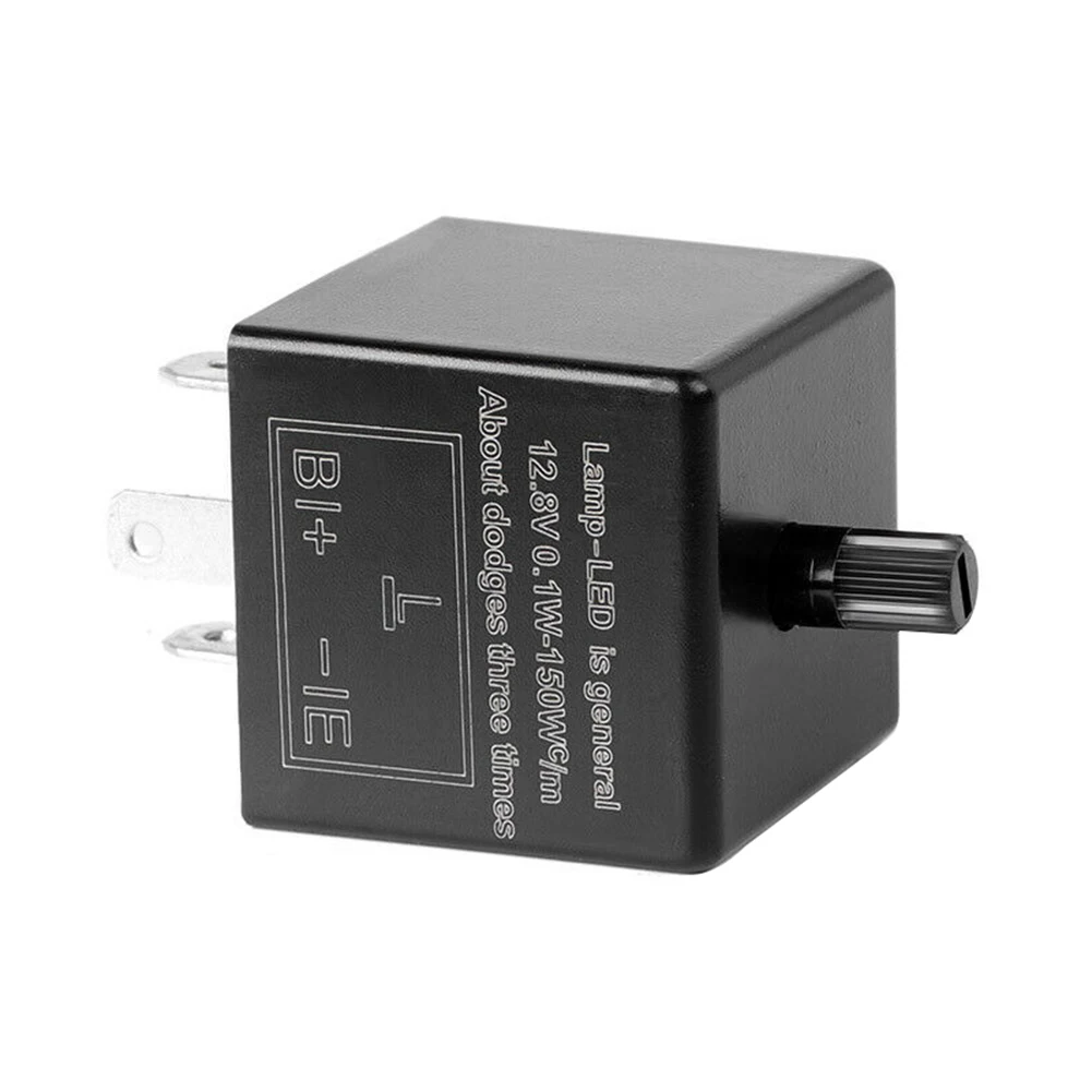 12V LED Flasher Relay 3-Pin LED Adjustable Motorcycle Flasher Relay Turn Signal Indicator Blinker Light Motorcycle Accessories
12V LED Flasher Relay 3-Pin LED Adjustable Motorcycle Flasher Relay Turn Signal Indicator Blinker Light Motorcycle Accessories