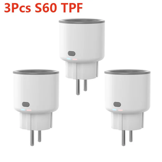 SONOFF S60 TPF EU WiFi Smart Plug с мониторингом энергии, таймер дистанционного управления, голосовое управление, умная сцена, 16 А, умная розетка
SONOFF S60 TPF EU WiFi Smart Plug с мониторингом энергии, таймер дистанционного управления, голосовое управление, умная сцена, 16 А, умная розетка