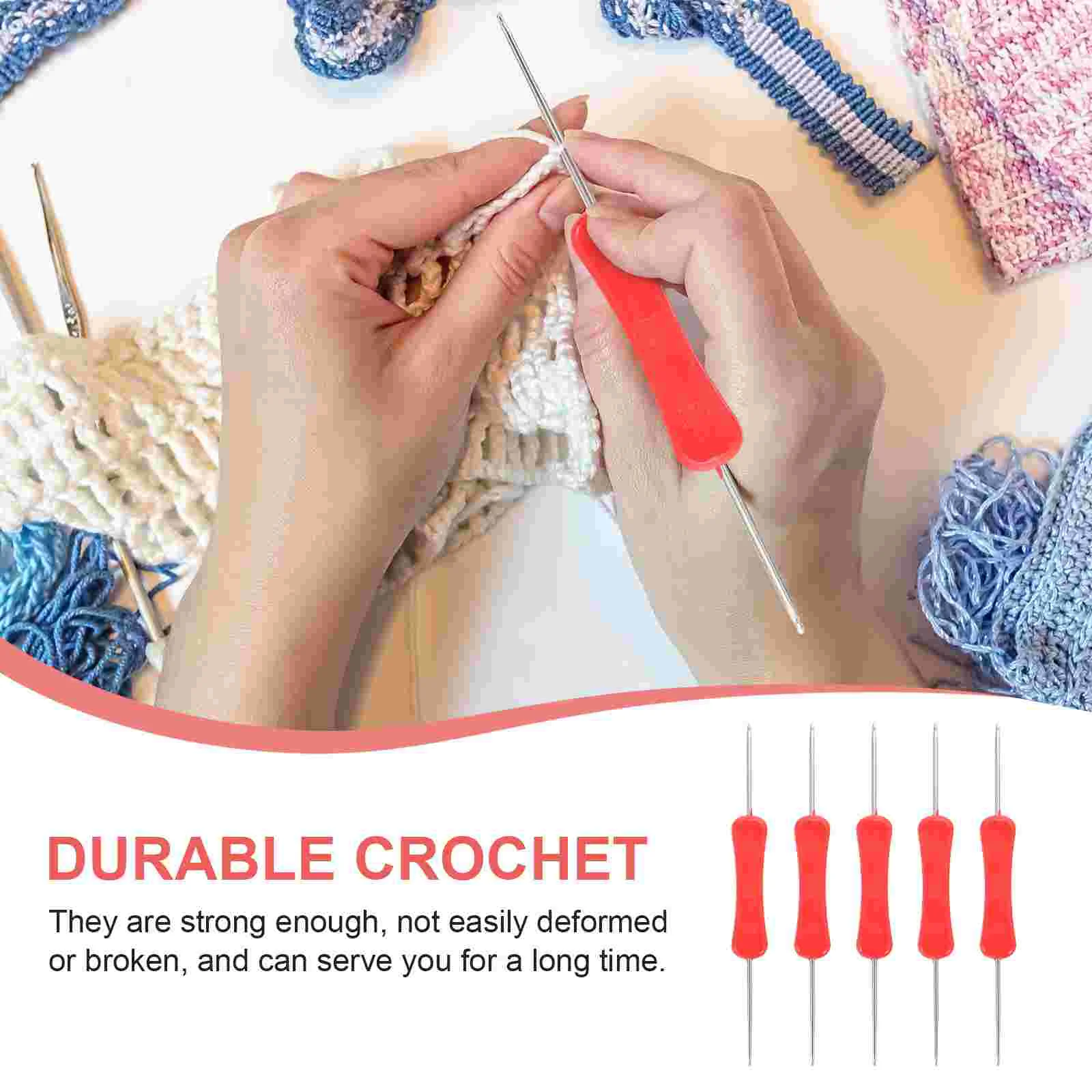 20Pcs Portable Crochet Hooks for Sewing Double End Crochet Needles Handheld Crochet Hooks
20Pcs Portable Crochet Hooks for Sewing Double End Crochet Needles Handheld Crochet Hooks