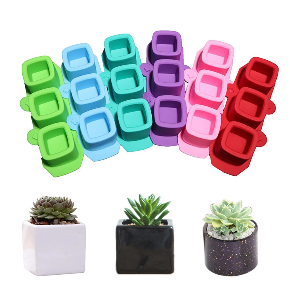 1Pc Square Silicone Flowerpot Mold DIY Geometric Concrete Planter Cement Succulent Pot Molds Epoxy Resin Craft Bottle Making
1Pc Square Silicone Flowerpot Mold DIY Geometric Concrete Planter Cement Succulent Pot Molds Epoxy Resin Craft Bottle Making