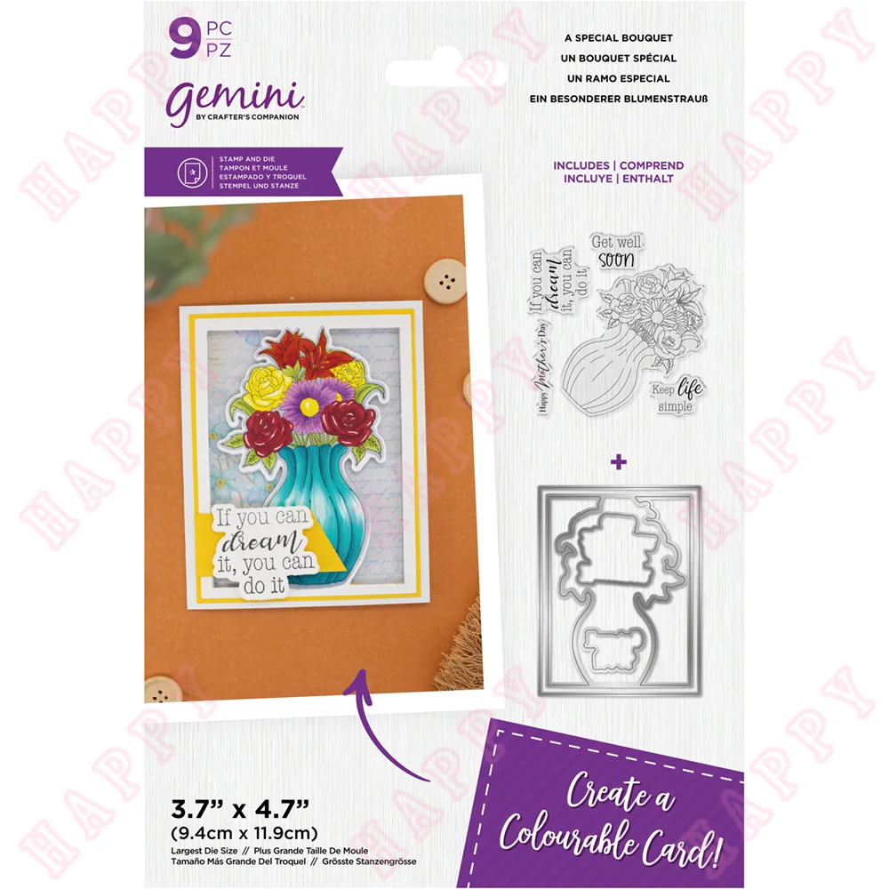 Metal Cutting Dies Stamps A Special Bouquet Decoration For DIY Scrapbooking Diary Album Paper Template Card Embossing Handcraft
Metal Cutting Dies Stamps A Special Bouquet Decoration For DIY Scrapbooking Diary Album Paper Template Card Embossing Handcraft