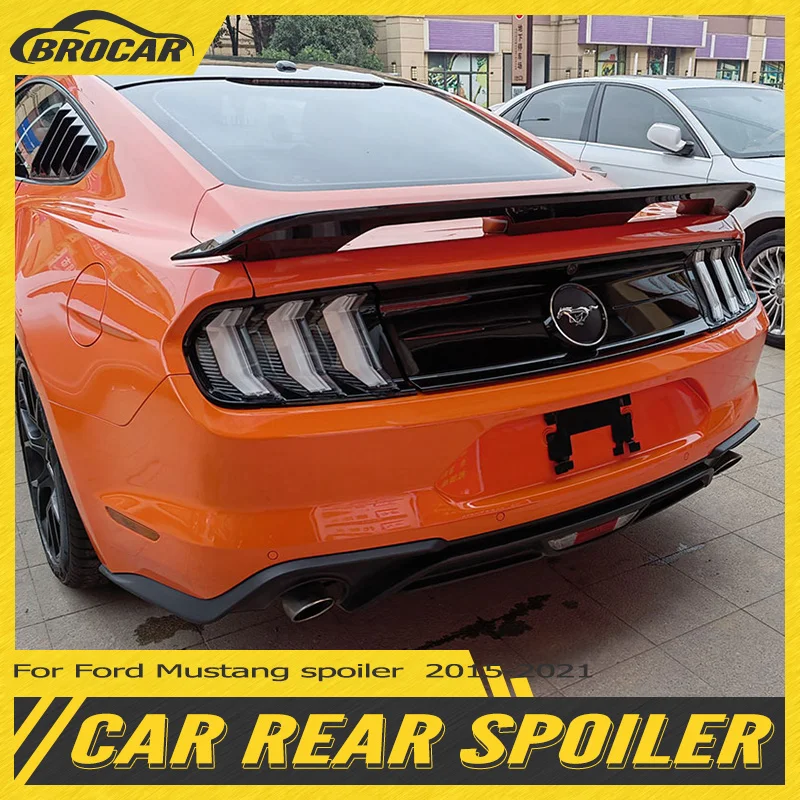 For Ford Mustang GT V8 V6 Coupe Spoiler 2015 -2021 Mustang GT500 Style ABS Plastic Carbon Fiber Look Rear Trunk Wing Car Styling
For Ford Mustang GT V8 V6 Coupe Spoiler 2015 -2021 Mustang GT500 Style ABS Plastic Carbon Fiber Look Rear Trunk Wing Car Styling