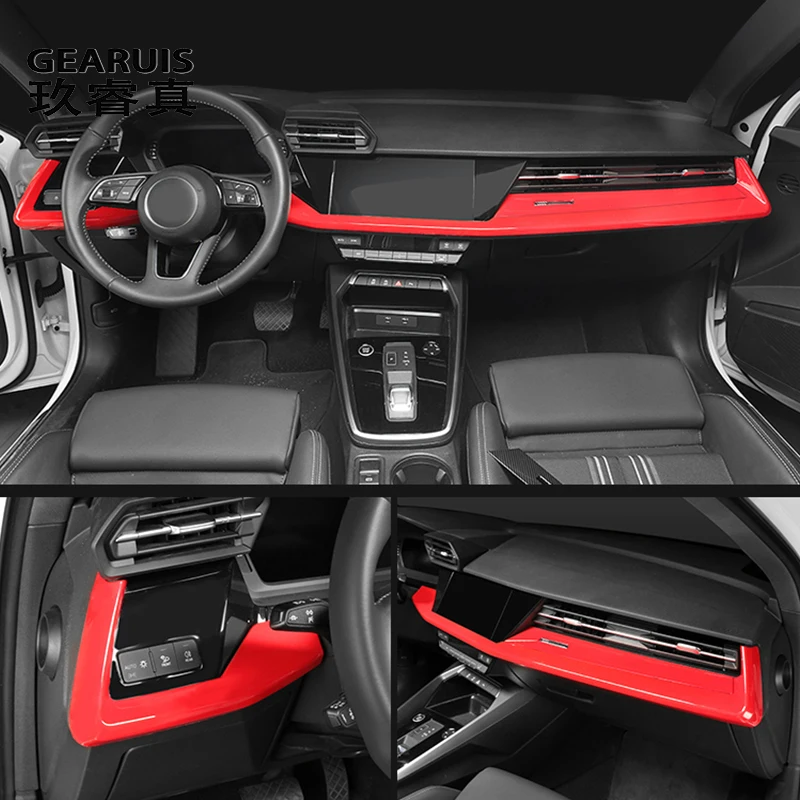 Car Styling For Audi A3 S3 8Y 2021-2022 Central Control dashboard drive air outlet Panel Cover Sticker Interior Trim Accessories
Car Styling For Audi A3 S3 8Y 2021-2022 Central Control dashboard drive air outlet Panel Cover Sticker Interior Trim Accessories