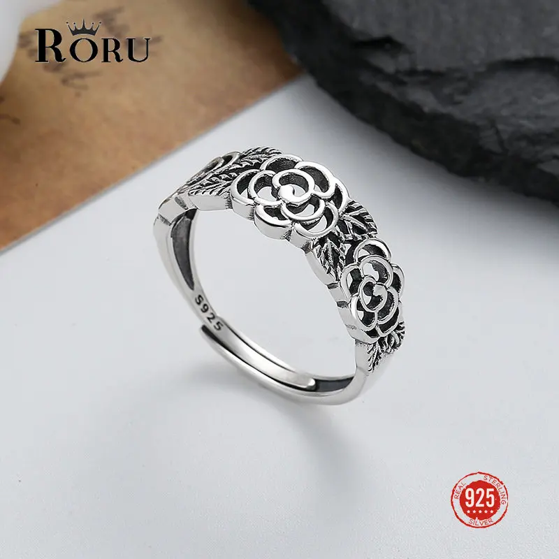 925 Sterling Silver Retro Ethnic Style Hollow Rose Flower Ring Artistic Classical Niche Accessories for Women Men Fine Jewelry
925 Sterling Silver Retro Ethnic Style Hollow Rose Flower Ring Artistic Classical Niche Accessories for Women Men Fine Jewelry