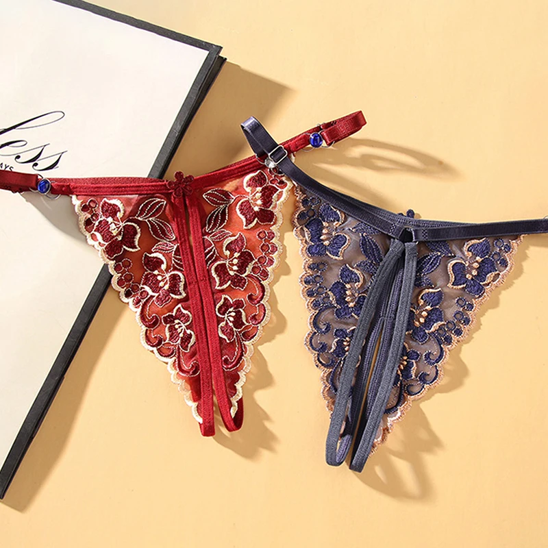 Women Panties Sexy Sequin Embroidery Sting Crotchless Transparent Butterfly Shape Thong Sensual Lingerie Woman Exotic Underwear
Women Panties Sexy Sequin Embroidery Sting Crotchless Transparent Butterfly Shape Thong Sensual Lingerie Woman Exotic Underwear