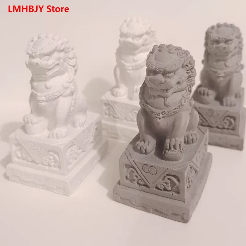 Cement Stone Lion Town Divine Beast Small Lion Chinese Style Tabletop Decoration Plain Concrete Chinese Style Creative Gift
Cement Stone Lion Town Divine Beast Small Lion Chinese Style Tabletop Decoration Plain Concrete Chinese Style Creative Gift