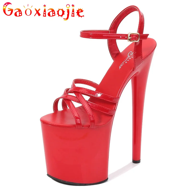 Женские сандалии на высоком каблуке 20 см, босоножки с перекрестными ремешками, лето 2022 
Женские сандалии на высоком каблуке 20 см, босоножки с перекрестными ремешками, лето 2022