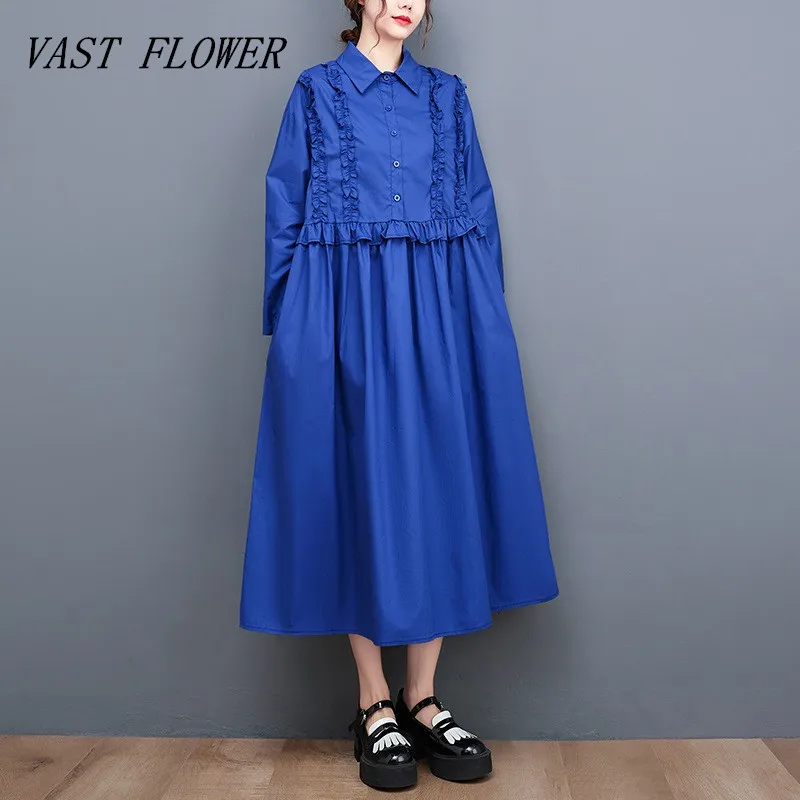 long sleeve cotton vintage dresses for women casual loose spring autumn shirt dress elegant clothing 2022
long sleeve cotton vintage dresses for women casual loose spring autumn shirt dress elegant clothing 2022