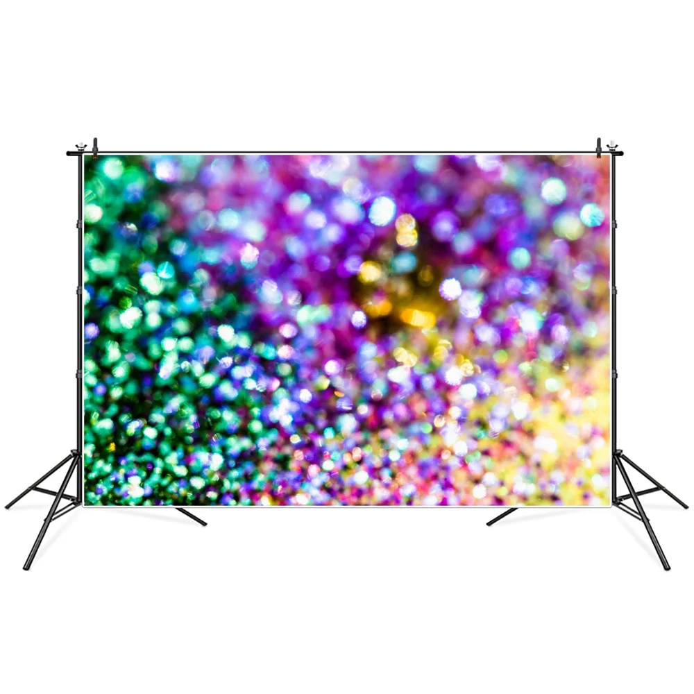 

Colorful Gradient Light Bokeh Portrait Baby Photography Background Custom Photocall Photographic Backdrops Photo Studio Props