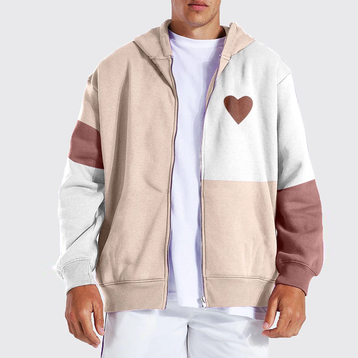 Men Jackets Spring 2022 New Casual Hooded Pink Jacket Men Fashion Long Sleeve Outerwear & Coats Jacket Zipper Cardigan Tops
Men Jackets Spring 2022 New Casual Hooded Pink Jacket Men Fashion Long Sleeve Outerwear & Coats Jacket Zipper Cardigan Tops