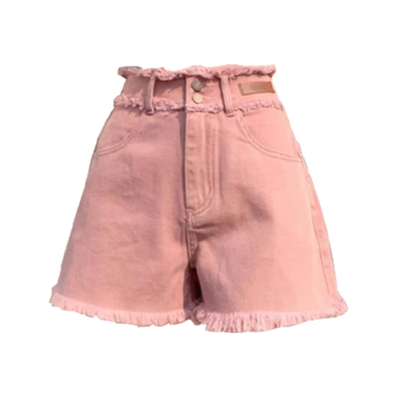 2023 New Korean Summer Pink Women Shorts Jeans High Waist Fashion Casual Y2k Denim Trousers Wide Leg Slim Sweet Streetwear Pants
2023 New Korean Summer Pink Women Shorts Jeans High Waist Fashion Casual Y2k Denim Trousers Wide Leg Slim Sweet Streetwear Pants