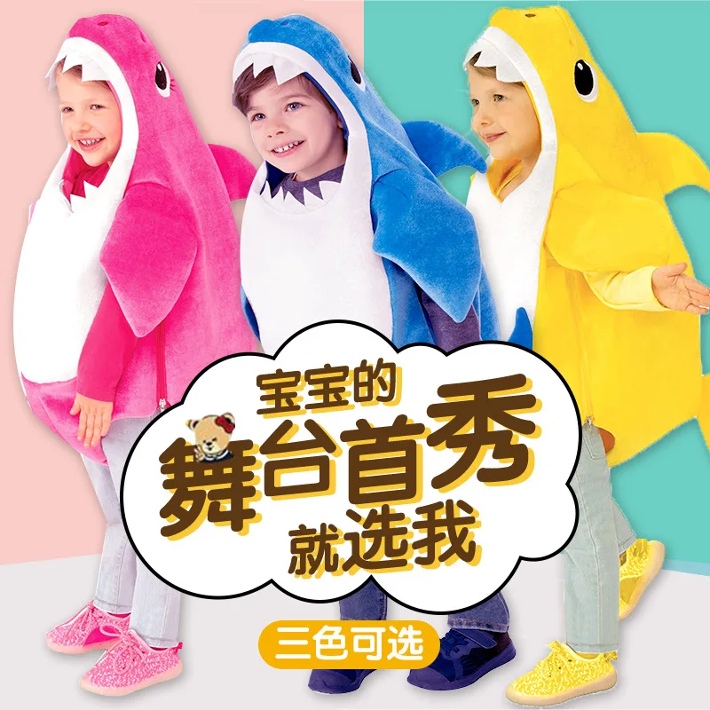 New Cute Baby Shark Family Kindergarten Kids Halloween Costume June 1 Stage Performance Shark Anime Cosplay Costume
New Cute Baby Shark Family Kindergarten Kids Halloween Costume June 1 Stage Performance Shark Anime Cosplay Costume