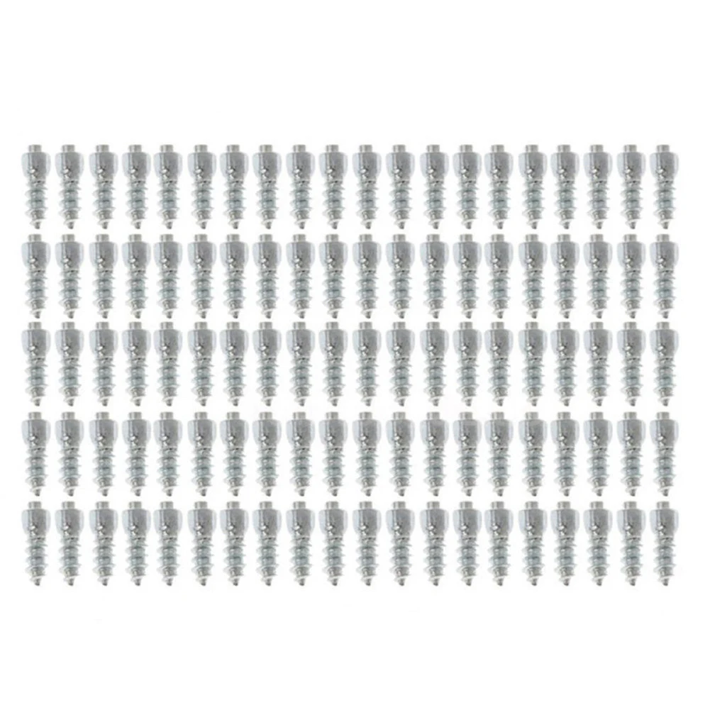 100pcs 9mm Screw In Tire Stud Snow Spikes Racing Track Tire Ice Studs Car/Truck/ATV Tungsten Steel Antiskid Nail Car Tire Parts
100pcs 9mm Screw In Tire Stud Snow Spikes Racing Track Tire Ice Studs Car/Truck/ATV Tungsten Steel Antiskid Nail Car Tire Parts