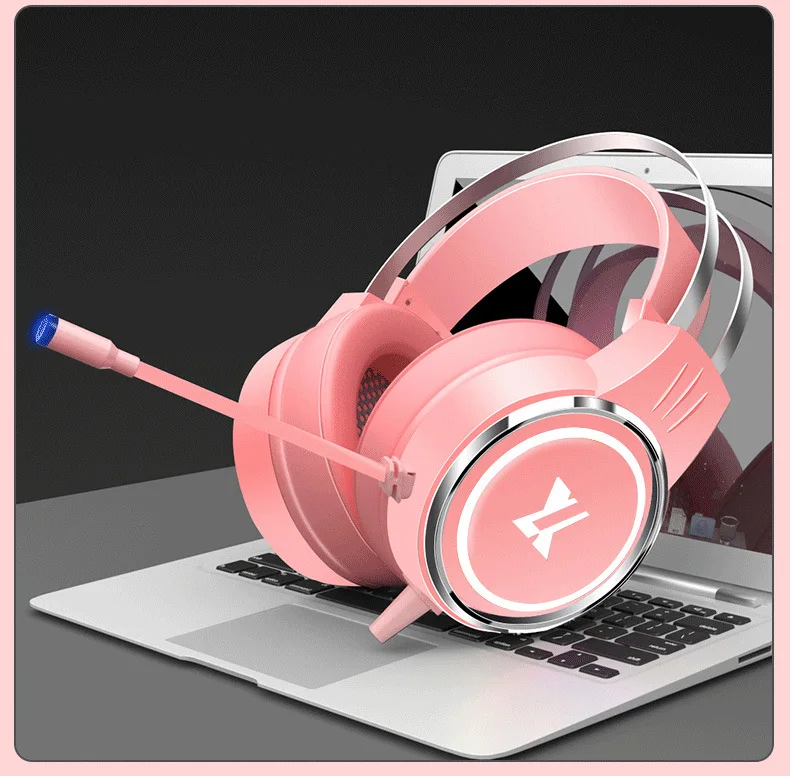 Computer Headset Head-mounted Wired Girl Cute Game E-sports with Wheat 7.1 Channel for Chicken Eating
Computer Headset Head-mounted Wired Girl Cute Game E-sports with Wheat 7.1 Channel for Chicken Eating
