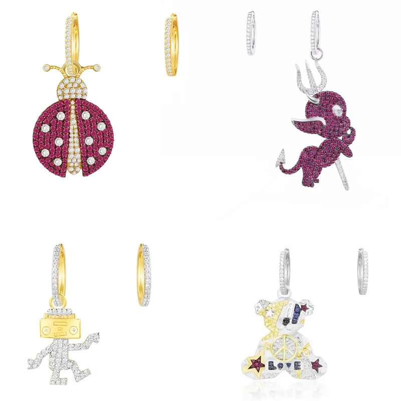 LIDU высококачественные серьги из серебра 925 пробы с божьей коровкой и демоном стильные и элегантные аксессуары подарки для друзей
LIDU высококачественные серьги из серебра 925 пробы с божьей коровкой и демоном стильные и элегантные аксессуары подарки для друзей