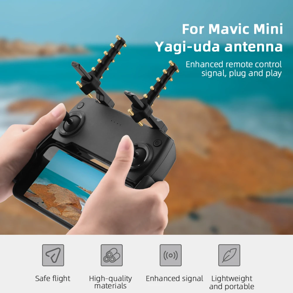 Signal Booster Antenna Amplifier Remote Controller Signal Amplifier Antenna for DJI Mavic Mini/MAVIC 2/PRO/AIR
Signal Booster Antenna Amplifier Remote Controller Signal Amplifier Antenna for DJI Mavic Mini/MAVIC 2/PRO/AIR