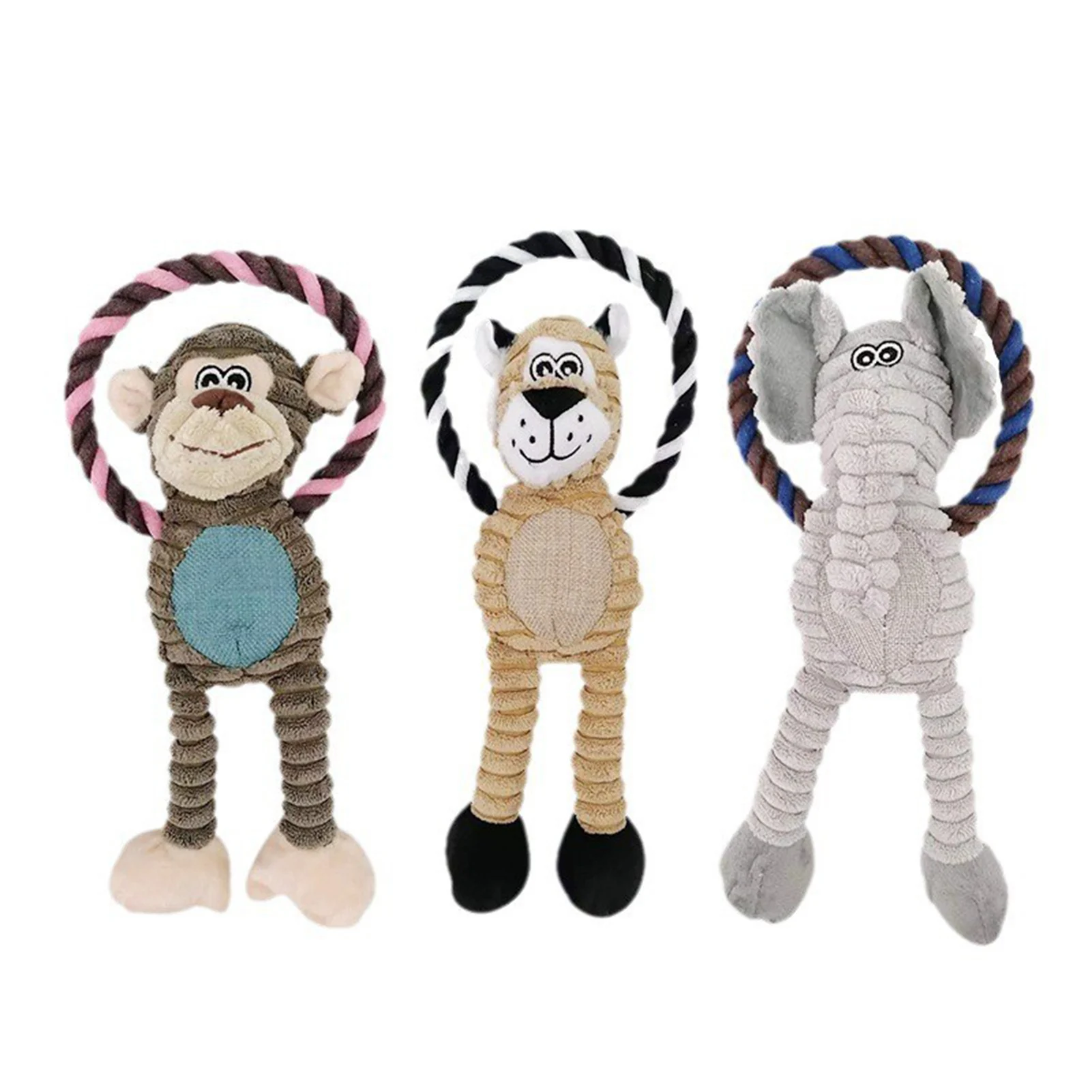Interactive Plush Dog Toy Puppy Stuffed Animal Toys Rip and Reveal Dog Rope Toys for Chewers and Puppy Teething
Interactive Plush Dog Toy Puppy Stuffed Animal Toys Rip and Reveal Dog Rope Toys for Chewers and Puppy Teething