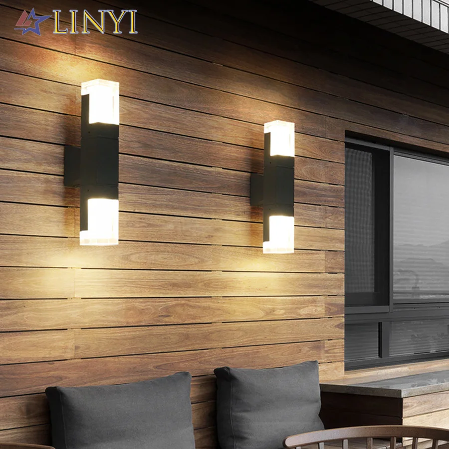 Hot Sale 10W Outdoor Waterproof LED Wall Lamp Double-headed Acrylic Lampshade Wall Sconces Garden Balcony Corridor Porch Lights
Hot Sale 10W Outdoor Waterproof LED Wall Lamp Double-headed Acrylic Lampshade Wall Sconces Garden Balcony Corridor Porch Lights