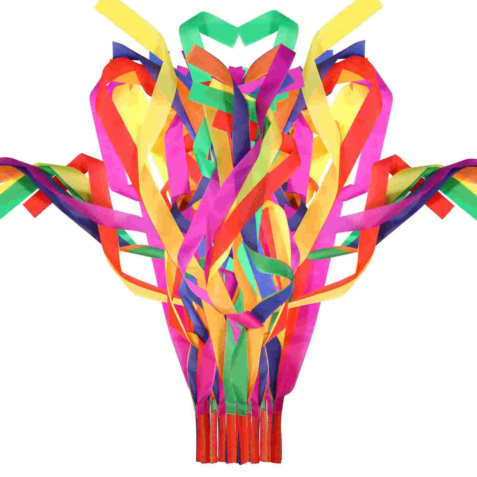 Toyvian 12pcs Handheld Ribbon Streamers Colorful Rainbow Streamers Polyester Children Ribbon Toys Rhythm Ribbons
Toyvian 12pcs Handheld Ribbon Streamers Colorful Rainbow Streamers Polyester Children Ribbon Toys Rhythm Ribbons