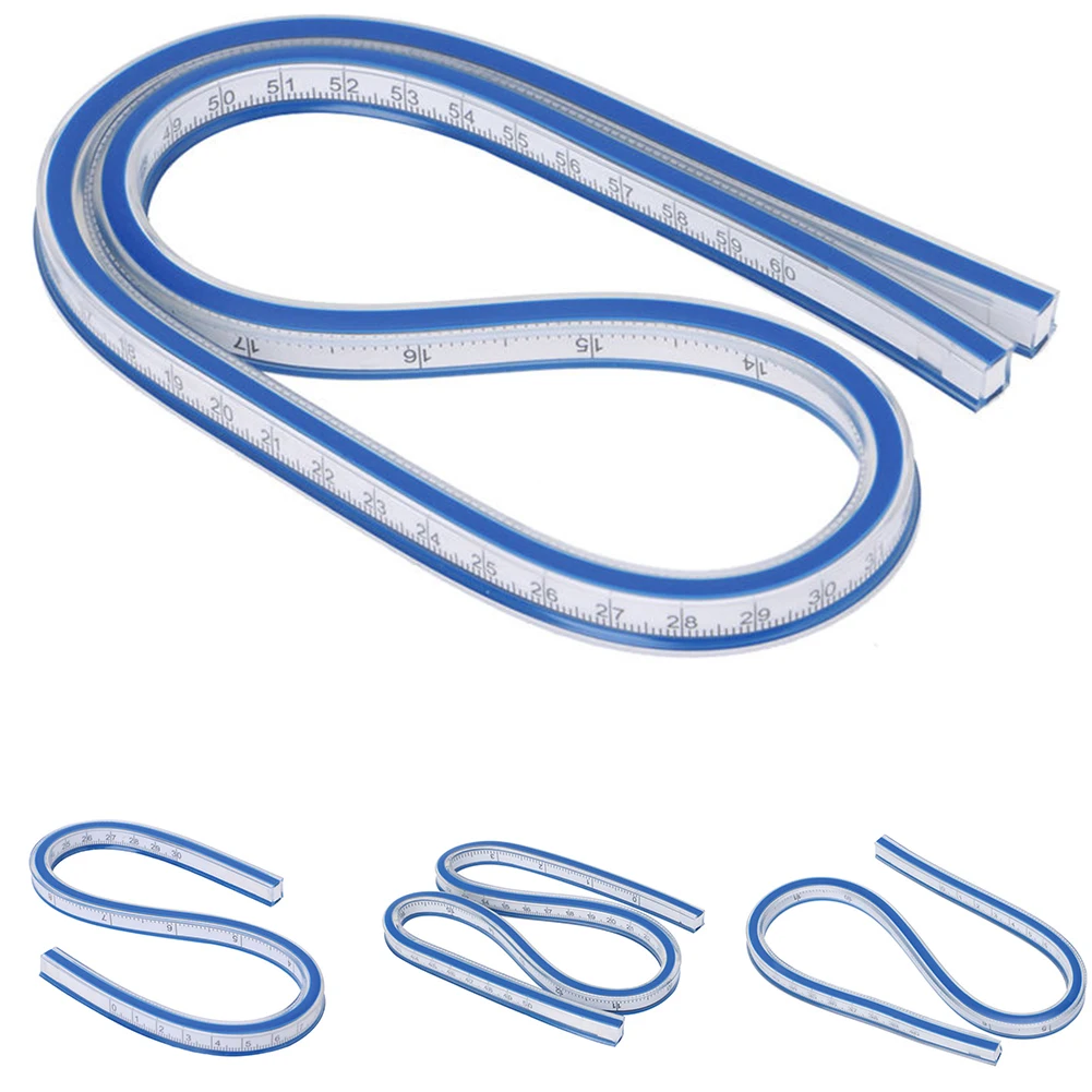 New High Quality 30CM 40CM 50CM 60CM Flexible Curve Ruler Drawing Paint Bendy Curve Measure Drafting
New High Quality 30CM 40CM 50CM 60CM Flexible Curve Ruler Drawing Paint Bendy Curve Measure Drafting