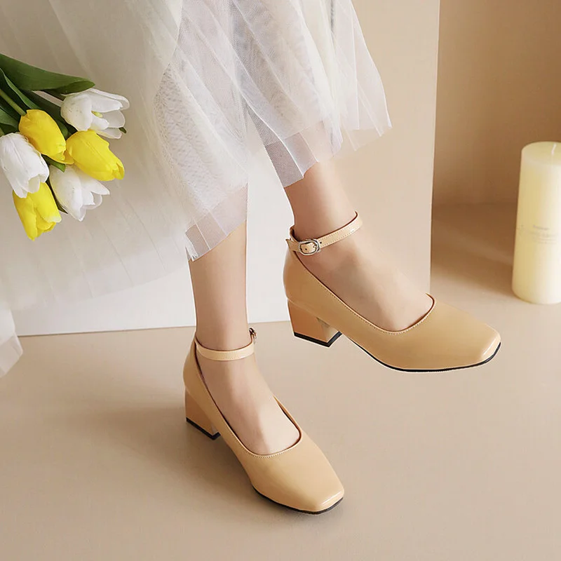 2022 Fashion Heels for Women Wedding Pumps Square Head Five Color Patent Leather Mary Jane Shoes Plus Size women shoes
2022 Fashion Heels for Women Wedding Pumps Square Head Five Color Patent Leather Mary Jane Shoes Plus Size women shoes
