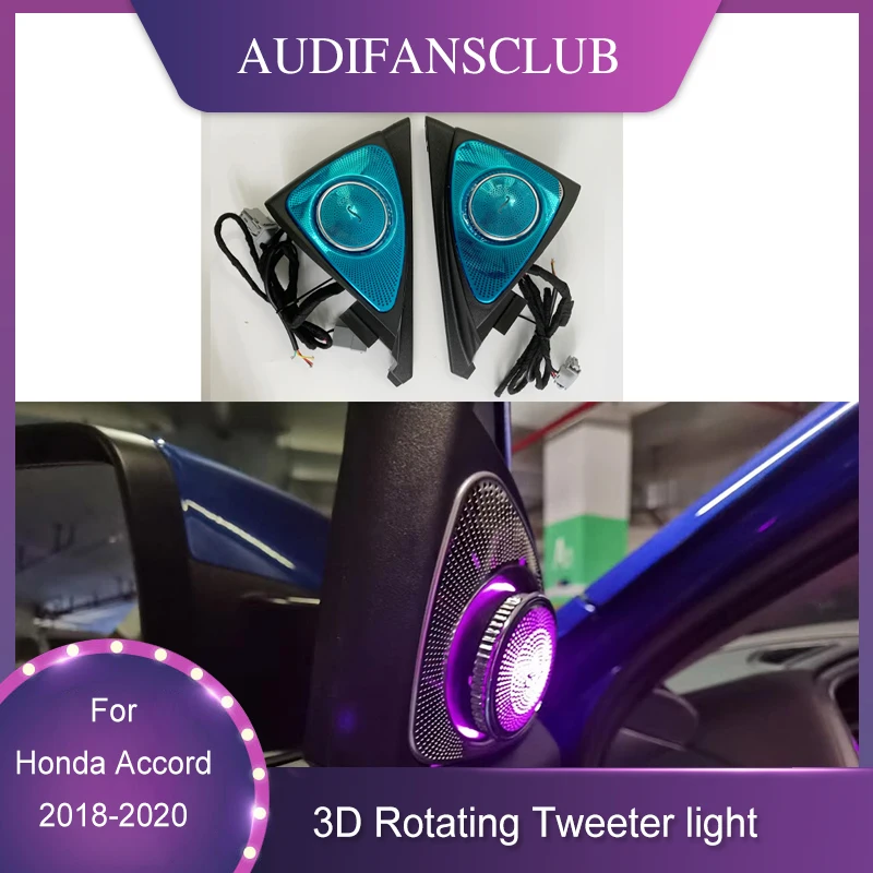 For Honda Accord 2018-2022 Door Side Treble Speakers 64 Colors Car 3D Rotating Tweeter LED Light Ambient Lights
For Honda Accord 2018-2022 Door Side Treble Speakers 64 Colors Car 3D Rotating Tweeter LED Light Ambient Lights