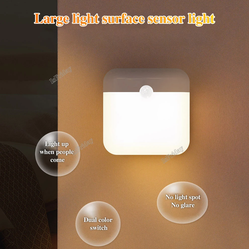 PIR Motion Sensor LED Night Light USB Rechargeable Dimmable Night Lamp for Bedroom Kitchen Cabinet Light Wireless Closet Light
PIR Motion Sensor LED Night Light USB Rechargeable Dimmable Night Lamp for Bedroom Kitchen Cabinet Light Wireless Closet Light