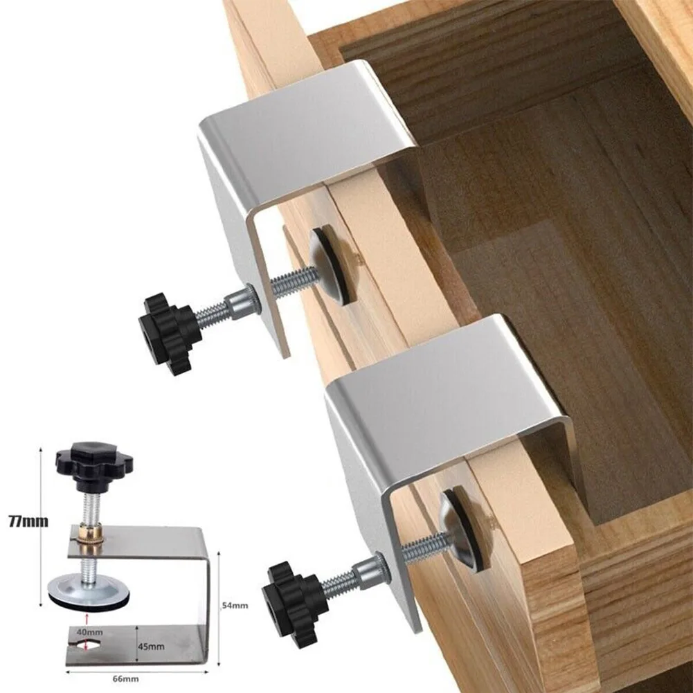 Drawer Front Installation Clamp Stainless Steel Silver Color Clamps Drawer Door DIY Fixtures Furniture Hardware Accessories
Drawer Front Installation Clamp Stainless Steel Silver Color Clamps Drawer Door DIY Fixtures Furniture Hardware Accessories