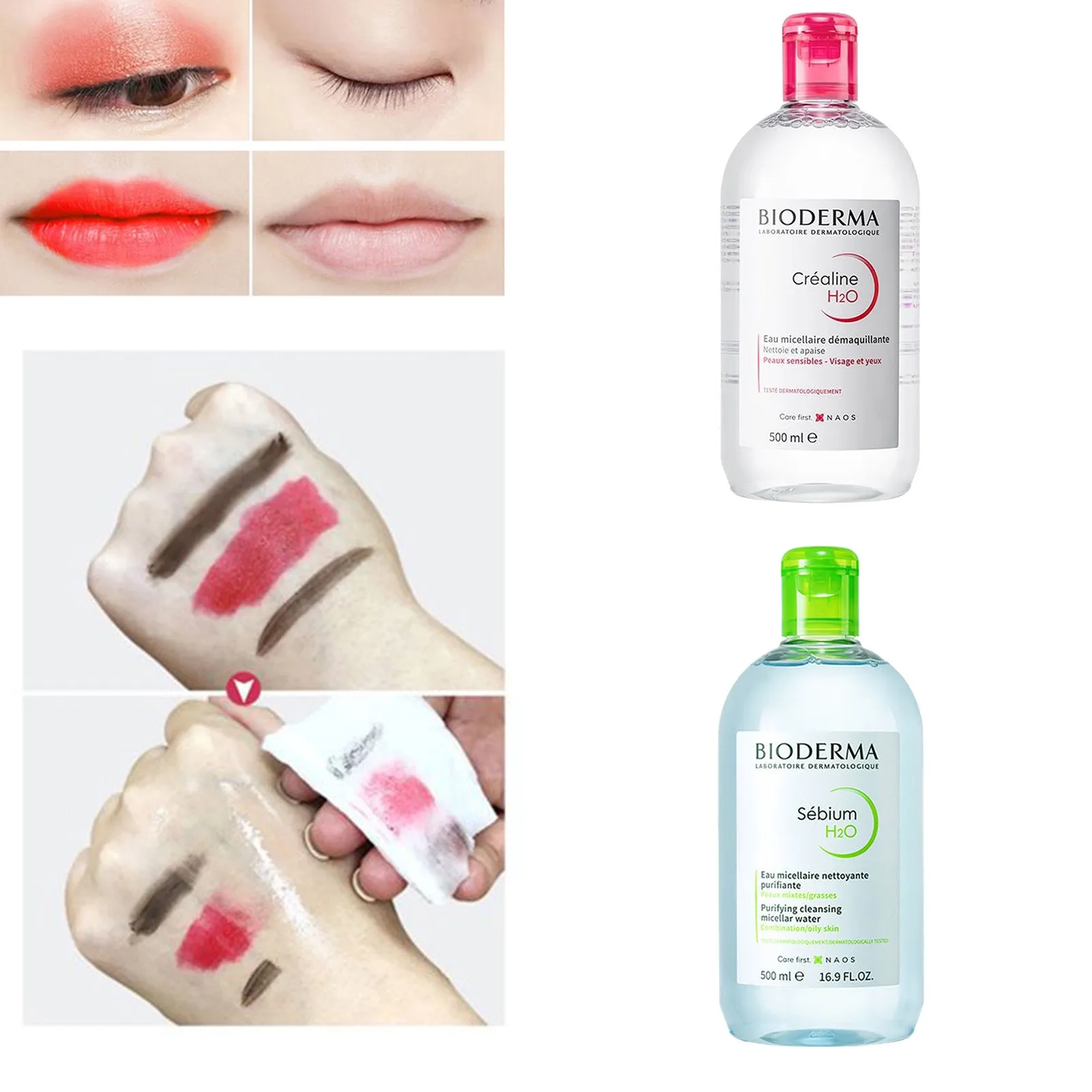 Gentle Makeup Remover 500ml Facial Gentle Refreshing Non-irritating Makeup Remover Water Deep Clean Deep Cleansing No Irritation
Gentle Makeup Remover 500ml Facial Gentle Refreshing Non-irritating Makeup Remover Water Deep Clean Deep Cleansing No Irritation