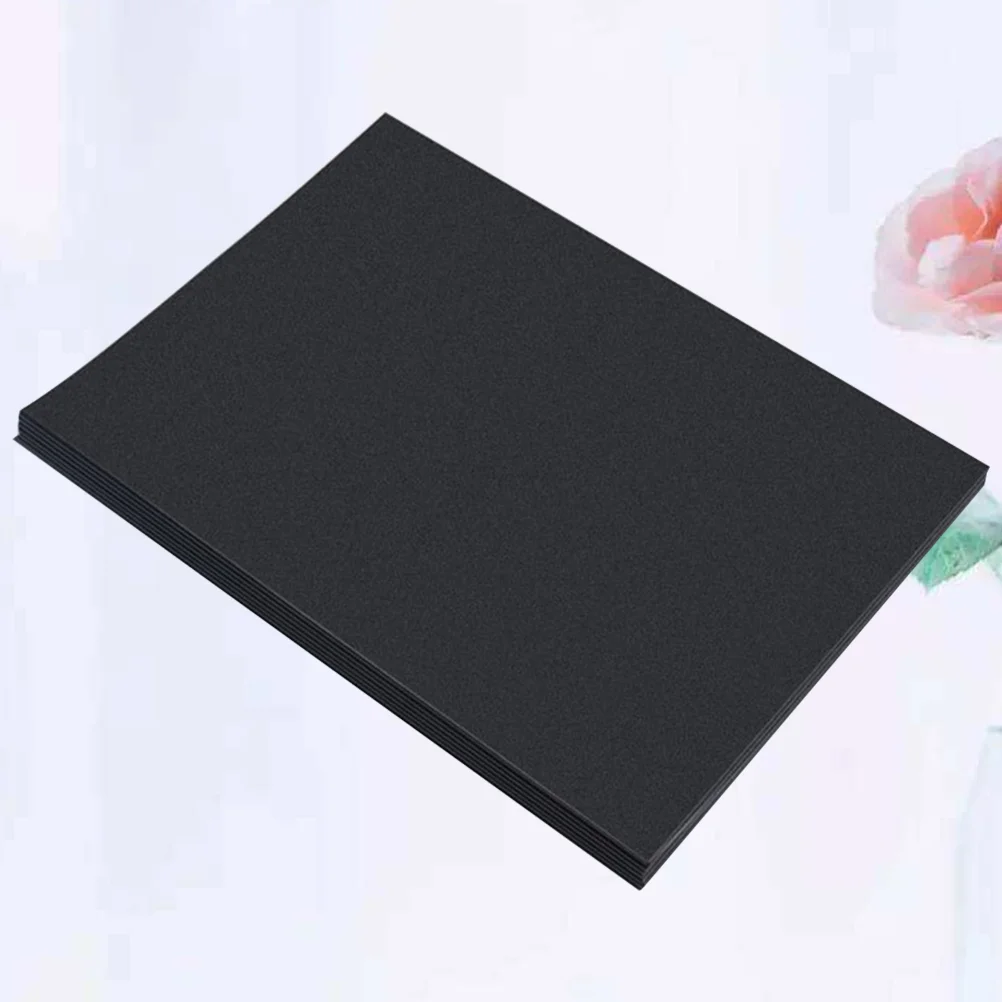 

Черная утолщенная картонная панель из крафт-бумаги А4, 100 шт., без рисунка, «сделай сам», фотобумага черного цвета (г/кв. М)