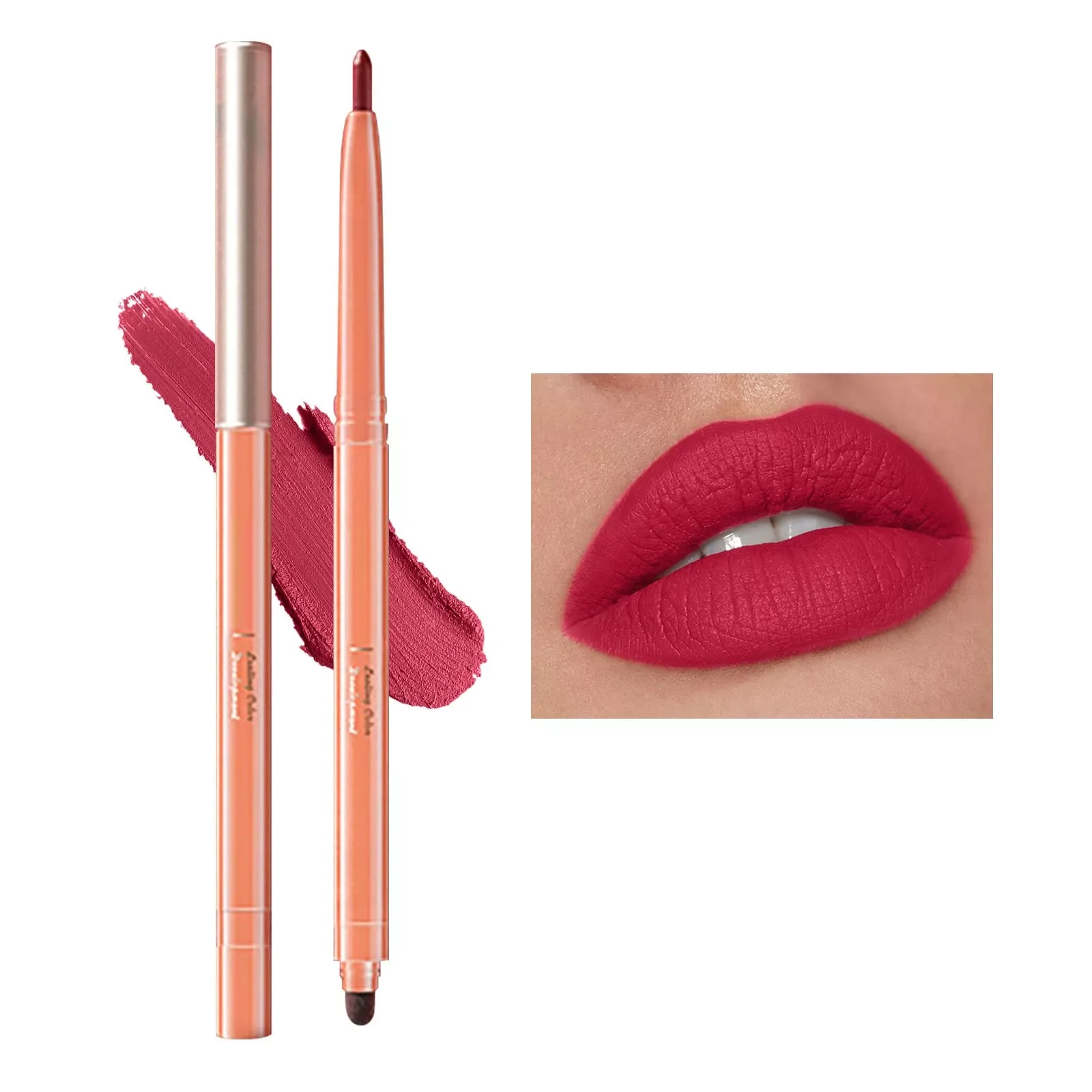 NEW2023 Lip Liner Waterproof Long Lasting Lipstick Does Not Fade Velvet Double Ended Hook Line Lip Pencil Female Painting Lips
NEW2023 Lip Liner Waterproof Long Lasting Lipstick Does Not Fade Velvet Double Ended Hook Line Lip Pencil Female Painting Lips