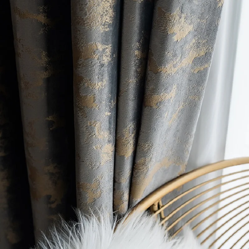 European luxury velvet curtains living room bedroom window background golden pattern blackout curtains bronzing cloth bay window
European luxury velvet curtains living room bedroom window background golden pattern blackout curtains bronzing cloth bay window