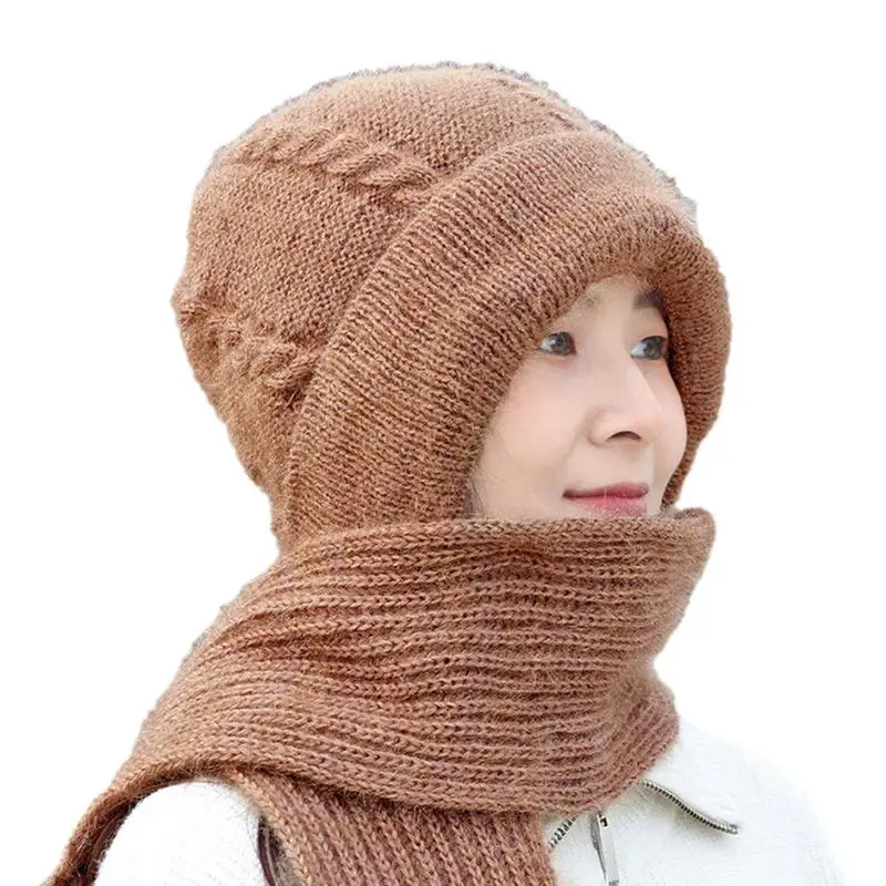 Ear Protection Scarf Integrated Hat Scarf Soft And Comfortable With No Pilling Women's Winter Scarves For Traveling Cycling
Ear Protection Scarf Integrated Hat Scarf Soft And Comfortable With No Pilling Women's Winter Scarves For Traveling Cycling