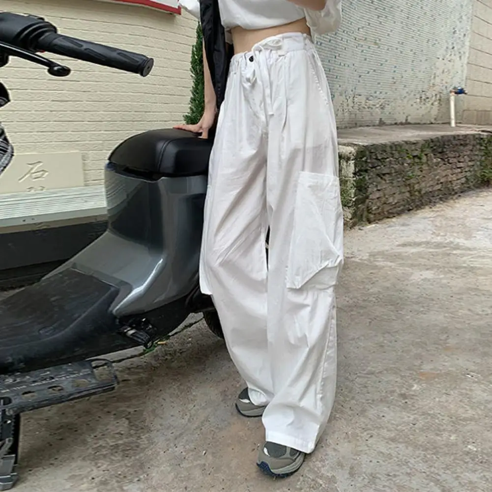 Women Casual Baggy Wide Leg Pants Sweatpants White Loose Drawstring Low Waist Streetwear Cargo Lady Hippie Joggers Trousers 3XL
Women Casual Baggy Wide Leg Pants Sweatpants White Loose Drawstring Low Waist Streetwear Cargo Lady Hippie Joggers Trousers 3XL