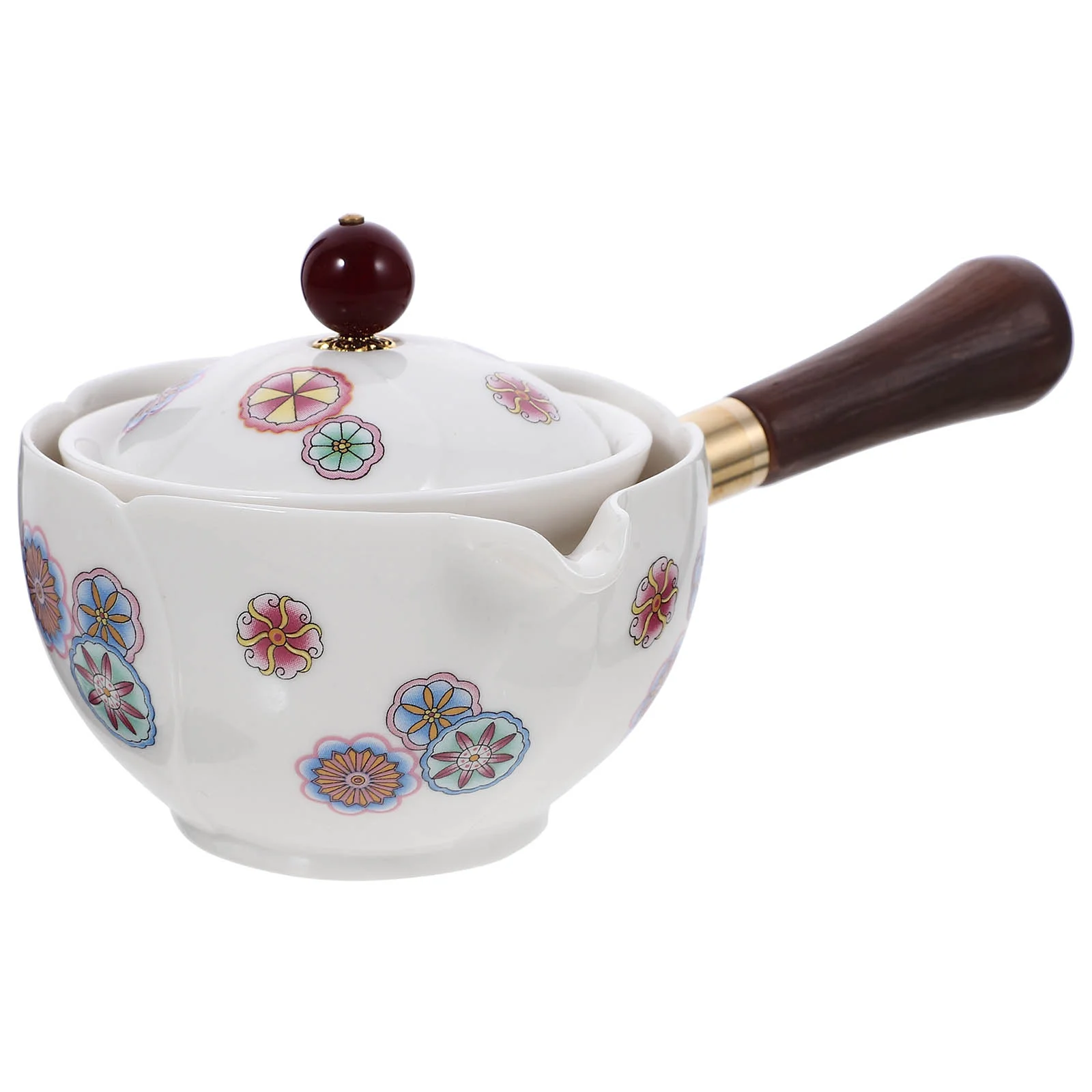 Ceramic Tea Filter Kettle Infuser Practical Teapot Side Handle Anti-scald Rotatory
Ceramic Tea Filter Kettle Infuser Practical Teapot Side Handle Anti-scald Rotatory